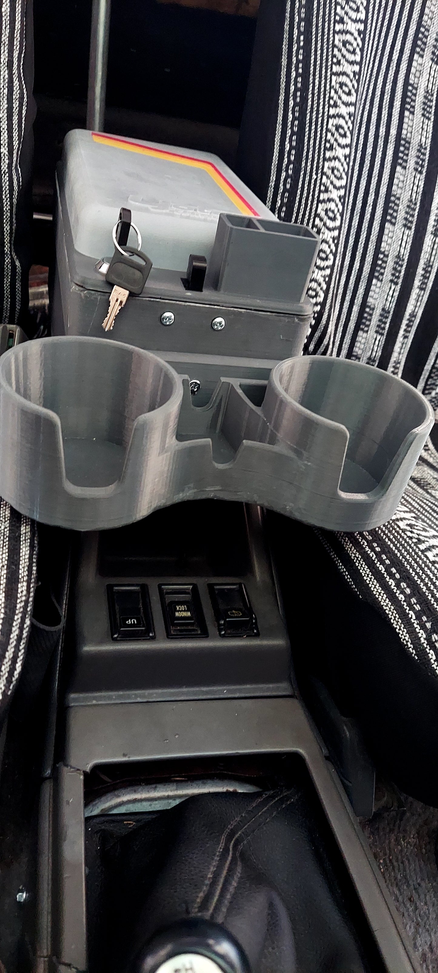 1984-1989 Toyota 4Runner & Pickup Center Console Lid with Cup Holder | 1st Gen 4Runner Armrest Top | Yota Things