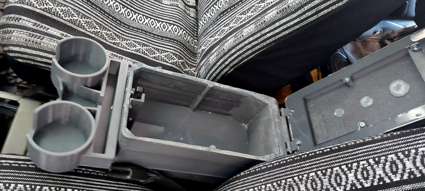 1984-1989 Toyota 4Runner & Pickup Center Console Lid with Cup Holder | 1st Gen 4Runner Armrest Top | Yota Things