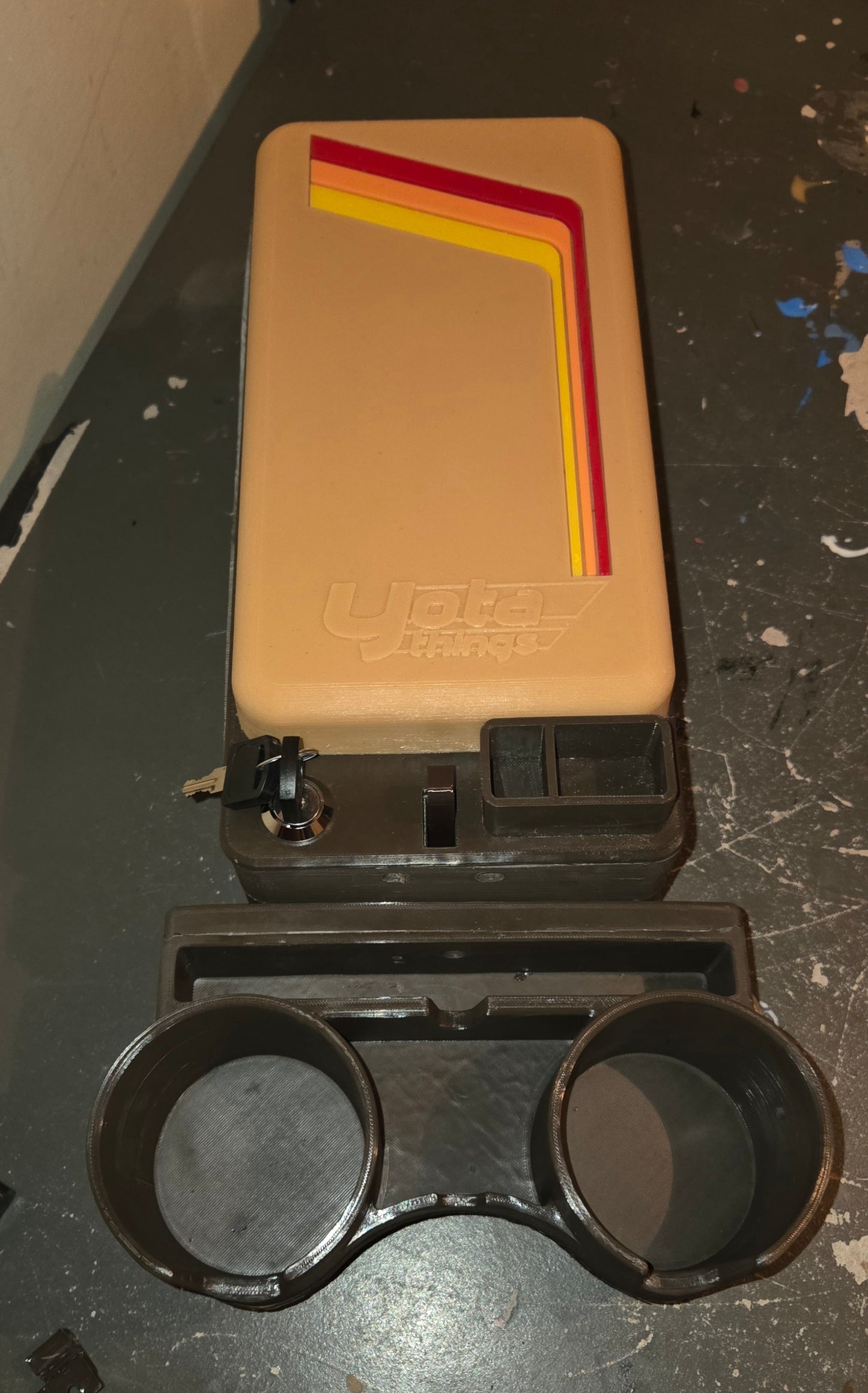 1984-1989 Toyota 4Runner & Pickup Center Console Lid | 1st Gen 4Runner Armrest Top | Yota Things
