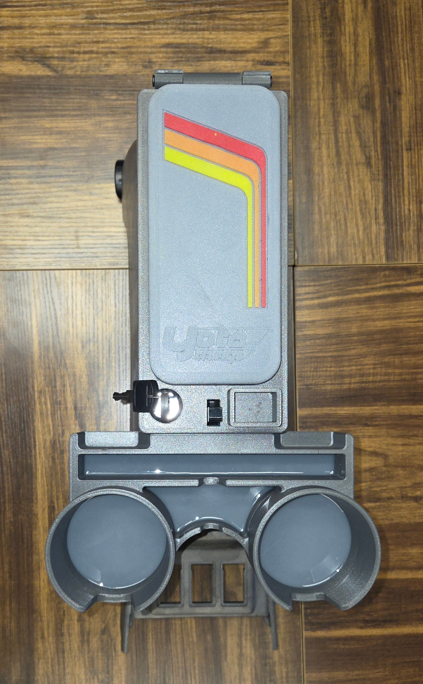 1984-1989 Toyota 4Runner & Pickup Rear Heater and Double Stack Center Console Lid with Cup Holder | 1st Gen 4Runner Armrest Top | Yota Things