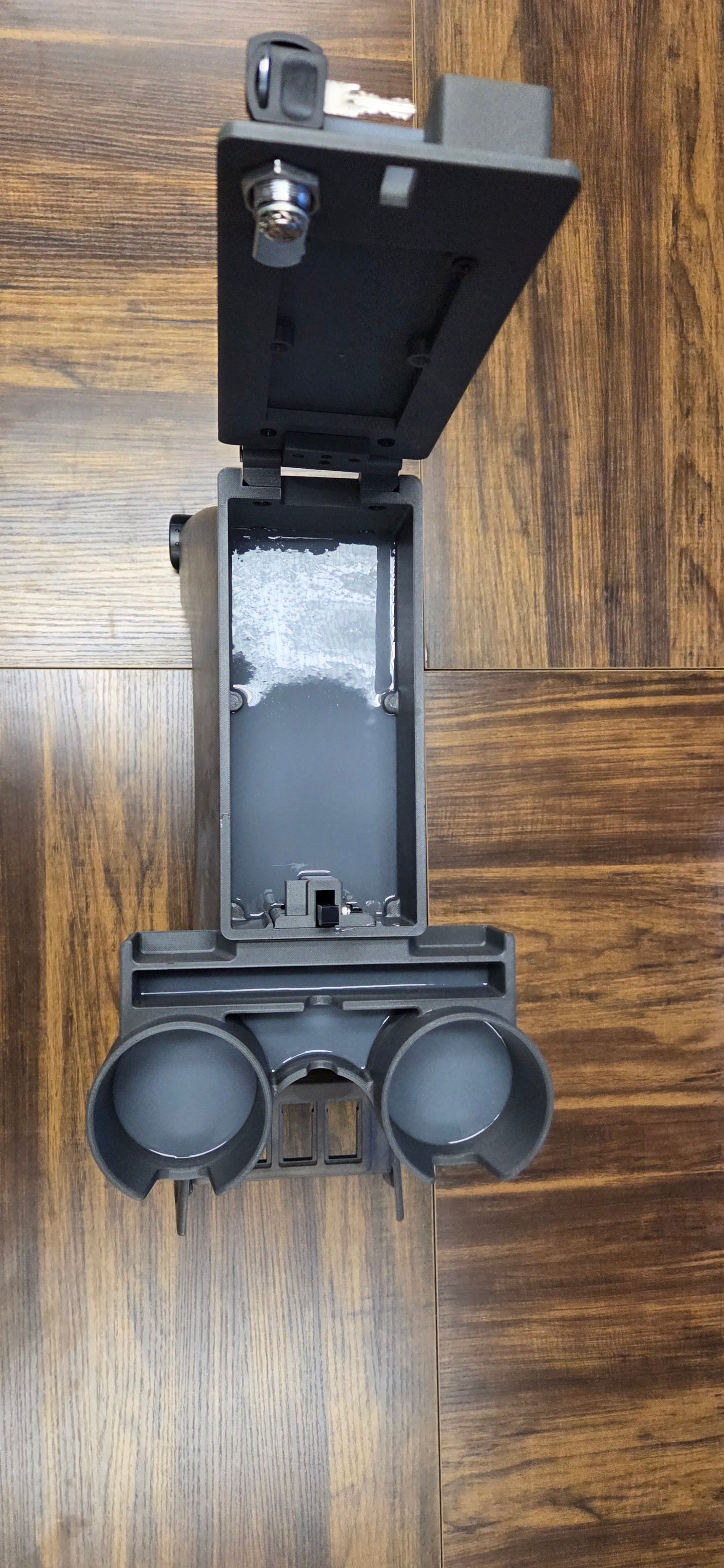 1984-1989 Toyota 4Runner & Pickup Rear Heater and Double Stack Center Console Lid with Cup Holder | 1st Gen 4Runner Armrest Top | Yota Things