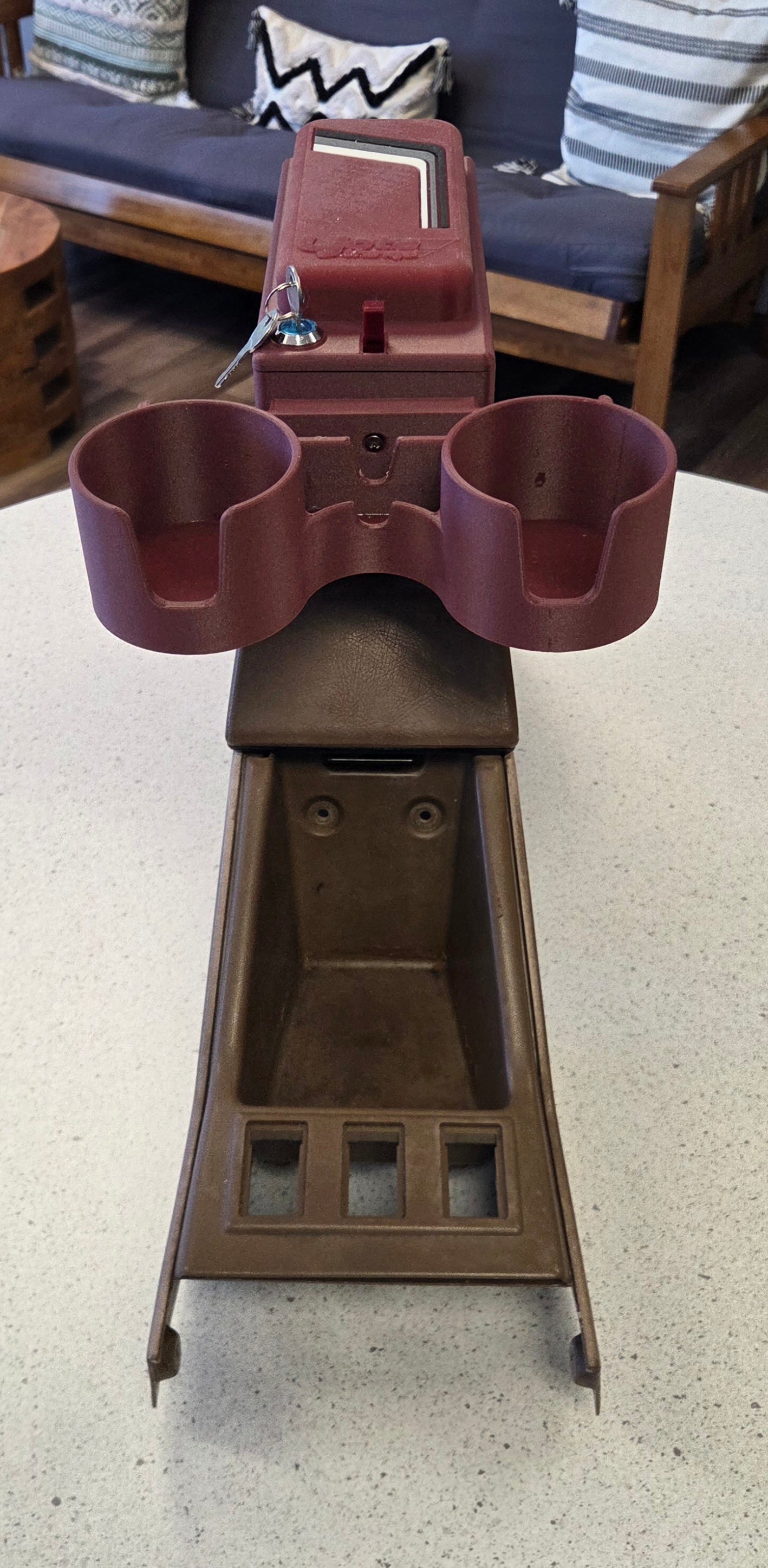 1984-1989 Toyota 4Runner & Pickup Rear Heater and Double Stack Center Console Lid with Cup Holder | 1st Gen 4Runner Armrest Top | Yota Things