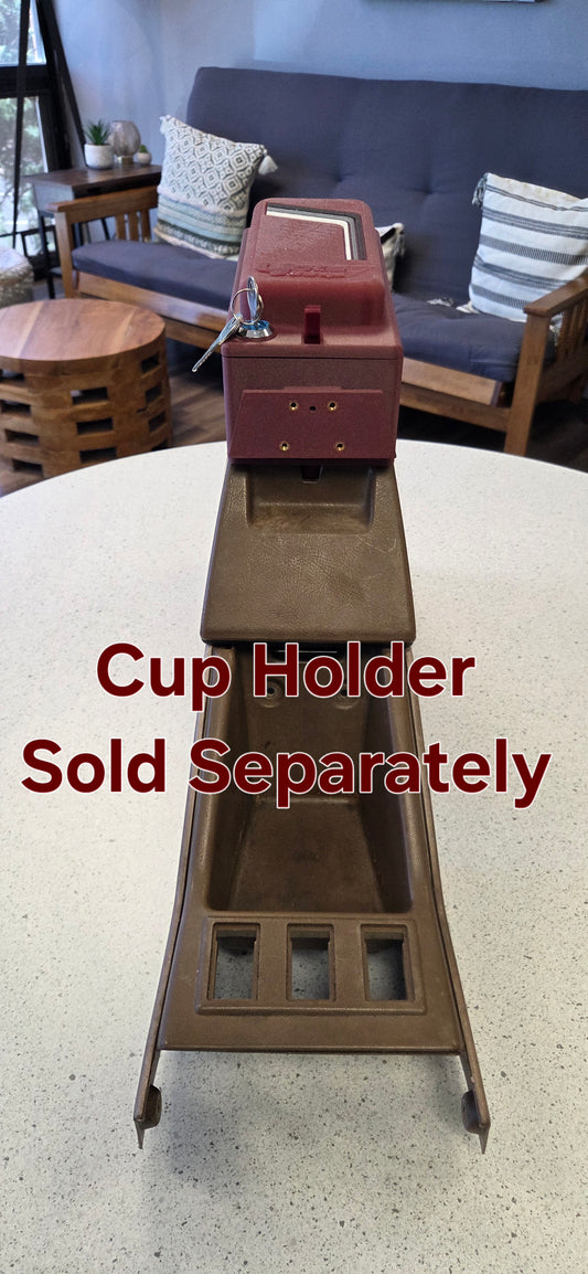1984-1989 Toyota 4Runner & Pickup Rear Heater and Double Stack Center Console Lid without a Cup Holder | 1st Gen 4Runner Armrest Top | Yota Things