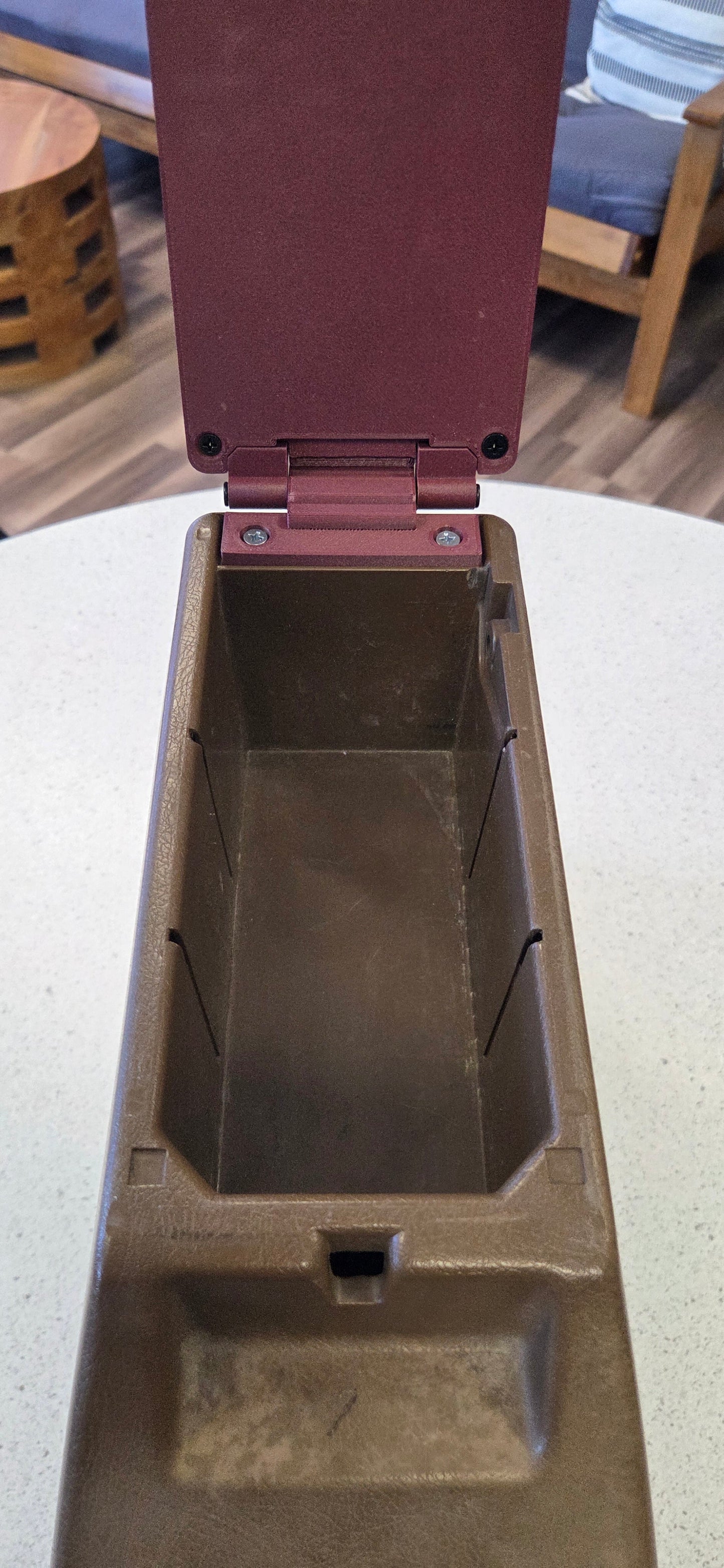 1984-1989 Toyota 4Runner & Pickup Rear Heater and Double Stack Center Console Lid without a Cup Holder | 1st Gen 4Runner Armrest Top | Yota Things