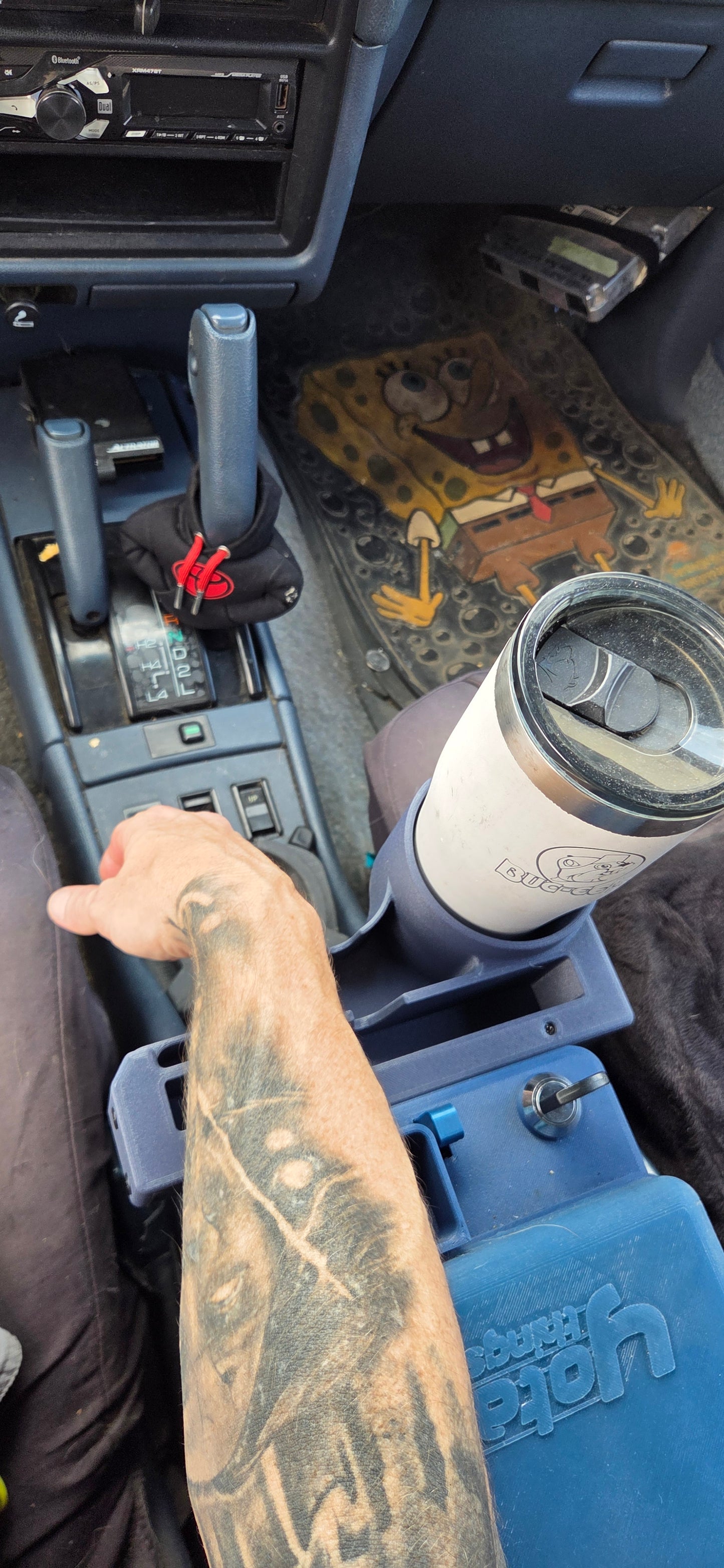 Console Attachment Single Cup Holder