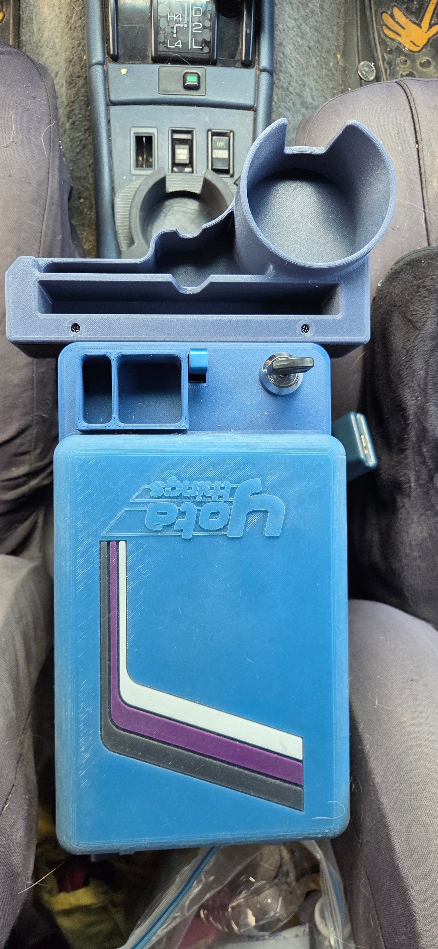 Console Attachment Single Cup Holder