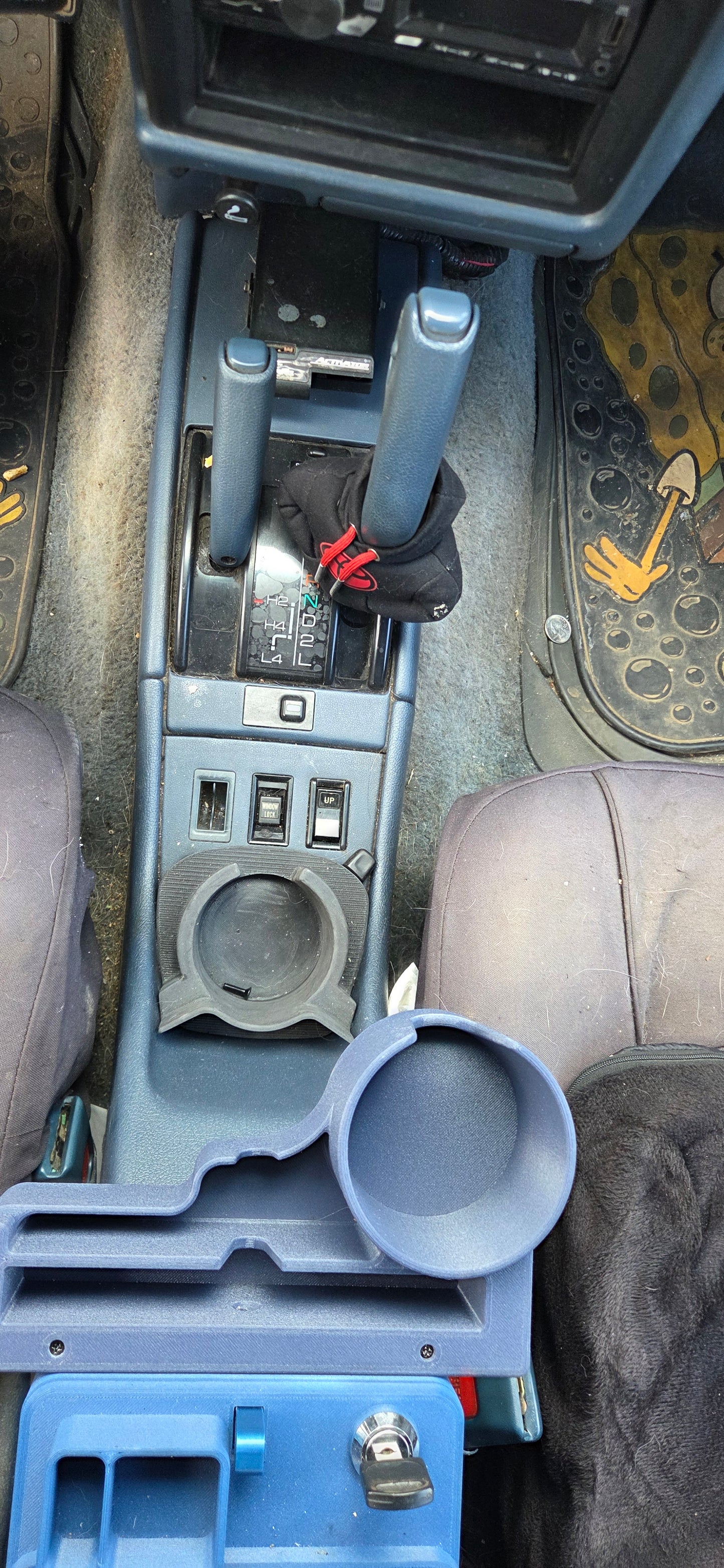 Console Attachment Single Cup Holder