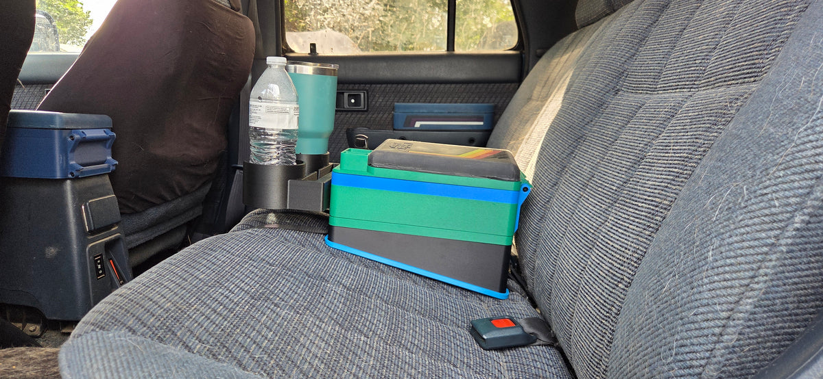 Universal Removable Bench Seat Console Top With Dual Cup Holder