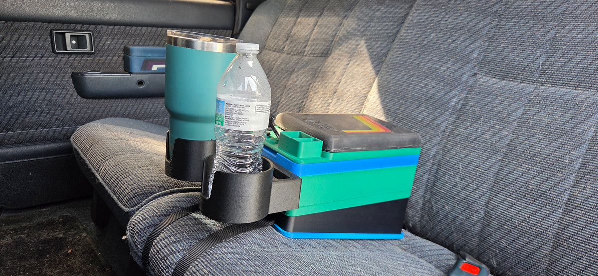 Universal Removable Bench Seat Console Top With Dual Cup Holder