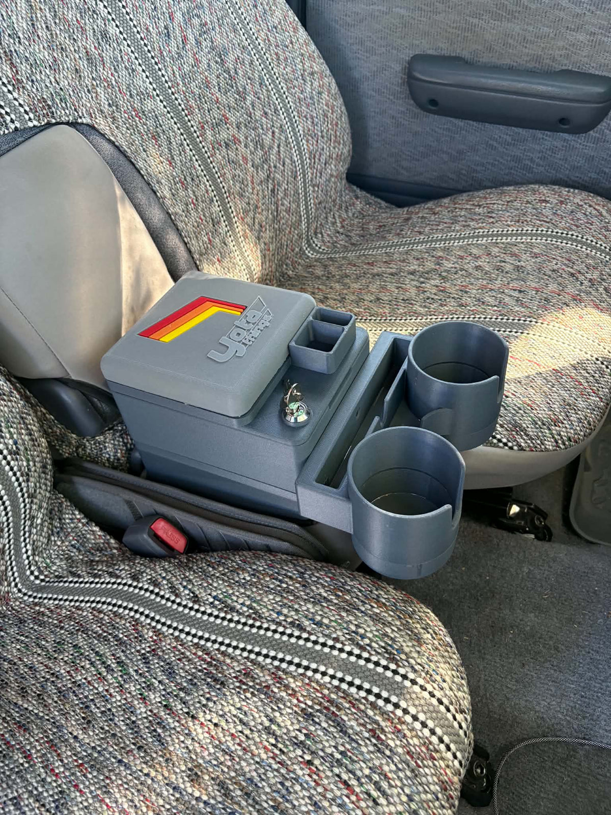 Small Universal Removable Bench Seat Console Top NO CUP HOLDER
