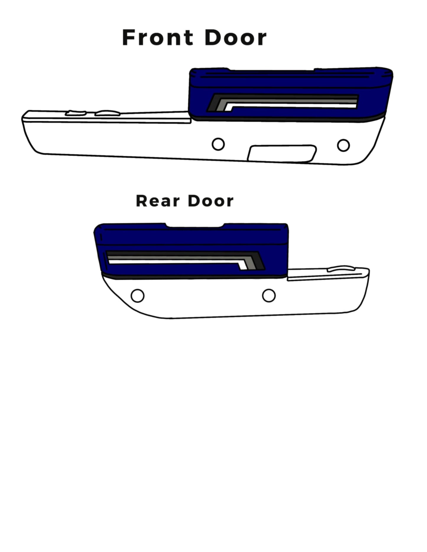 Yota Armrests 4 Door Set    90-95 4runner