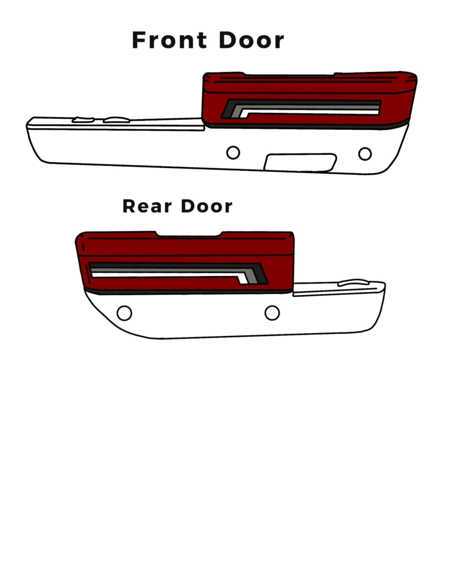 Yota Armrests 4 Door Set    90-95 4runner