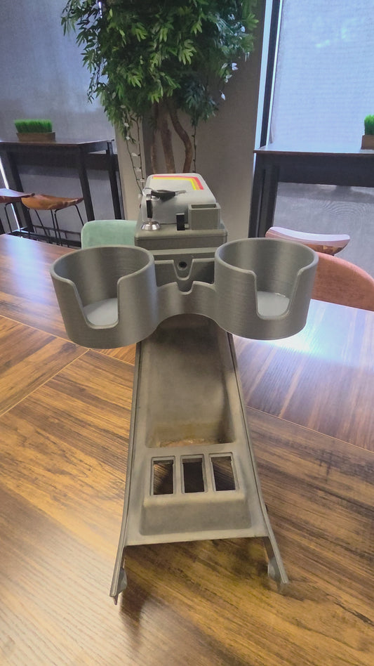 1984-1989 Toyota 4Runner & Pickup Rear Heater and Double Stack Center Console Lid with Cup Holder | 1st Gen 4Runner Armrest Top | Yota Things