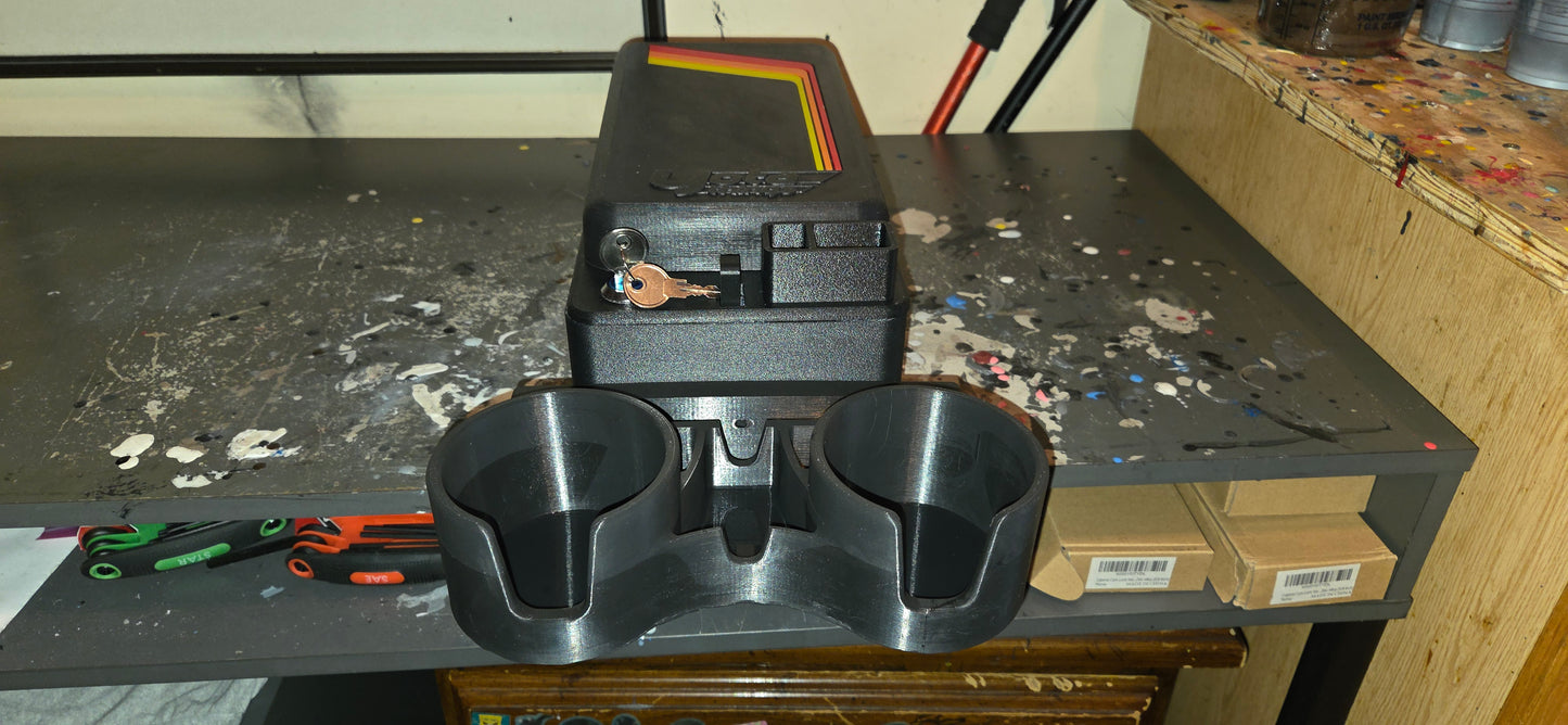 1984-1989 Toyota 4Runner & Pickup Center Console Lid with Cup Holder | 1st Gen 4Runner Armrest Top | Yota Things