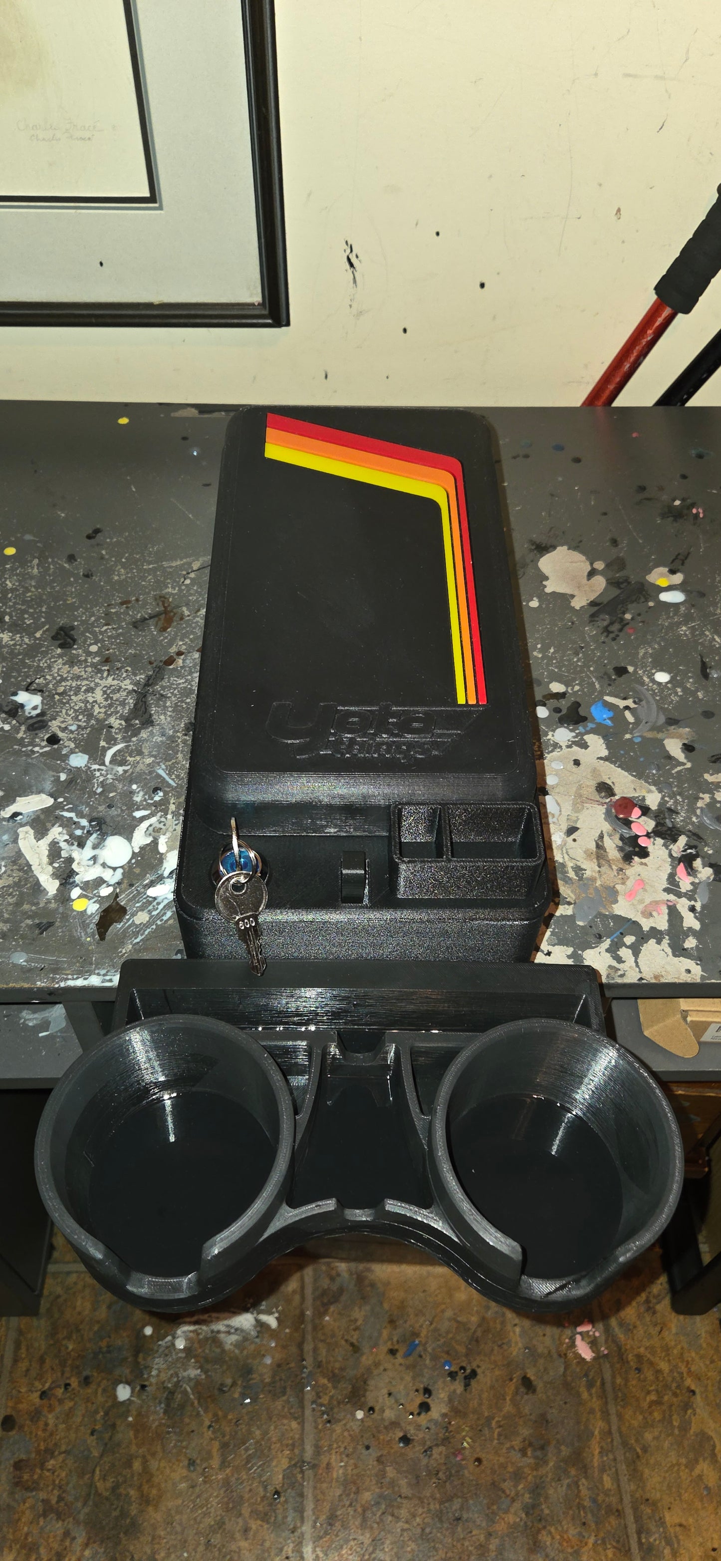 1984-1989 Toyota 4Runner & Pickup Center Console Lid with Cup Holder | 1st Gen 4Runner Armrest Top | Yota Things